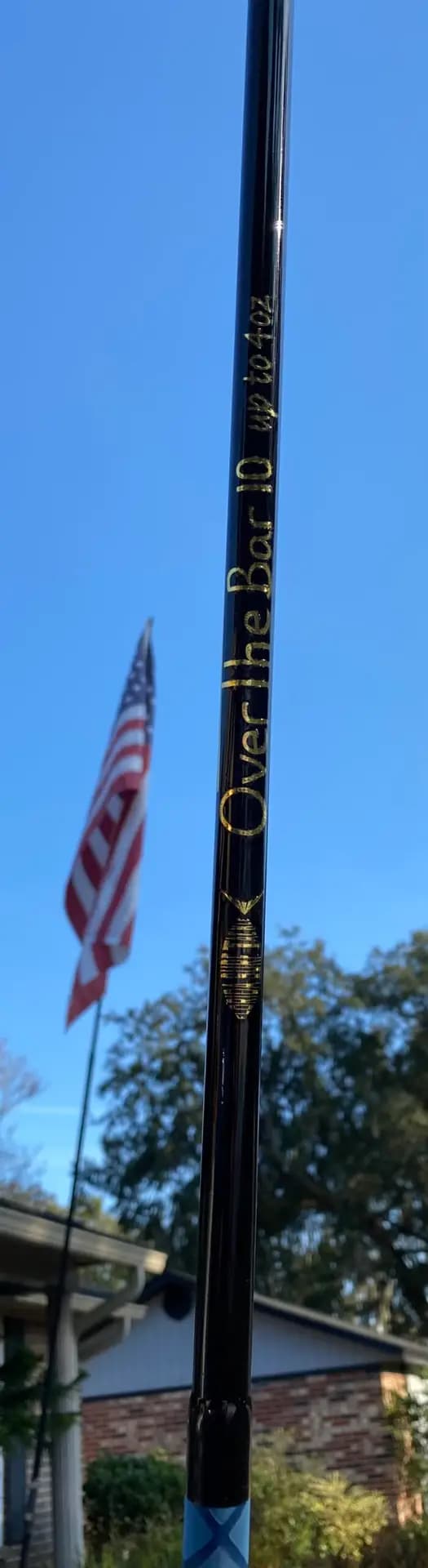Over the Bar 12' pink fishing rod 2