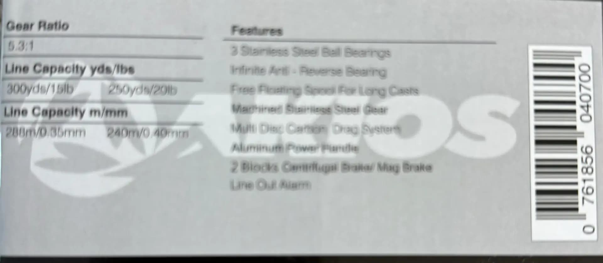 Akios 656 CTM RGX OverTheBar for Surf Fishing 2