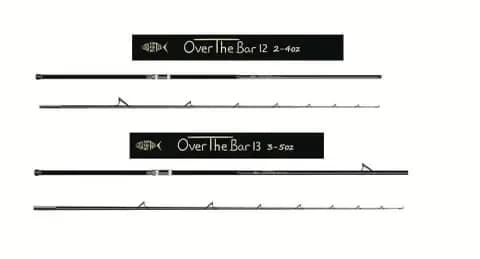 Over the Bar 10, 12 and 13 Fishing rods