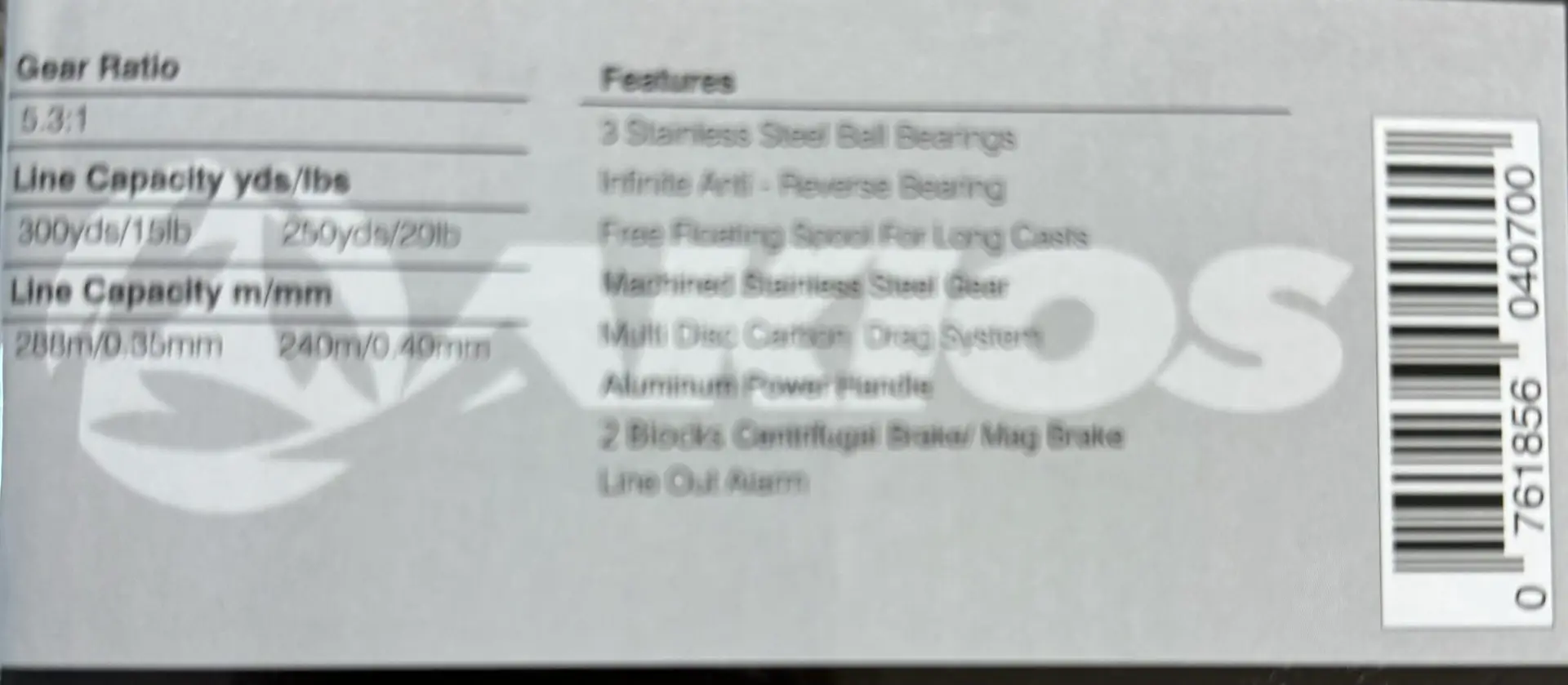 Akios 656 CTM RGX OverTheBar for Surf Fishing | Akios Reels
